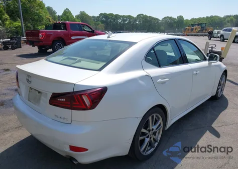 2008 Lexus Is 250 z USA, uszkodzony, nr VIN JTHBK262585052700